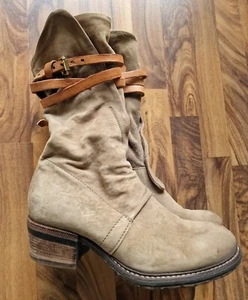 A.S.98 Stiefel Wildleder Größe 39 khaki Boho Fairy Airstep - Bild 1 von 9