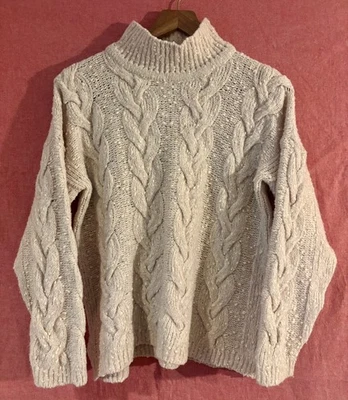 Raro suéter de lana merino escocés Harley of Scotland vintage grande hecho en Reino Unido Foto 1 de 4