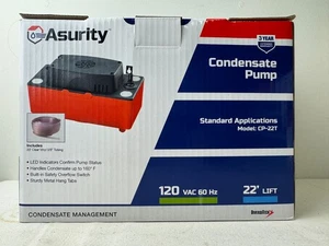 Bomba de condensado DiversiTech Asurity CP-22T 120 Vac 60 Hz 22' elevación - Nueva - Imagen 1 de 6