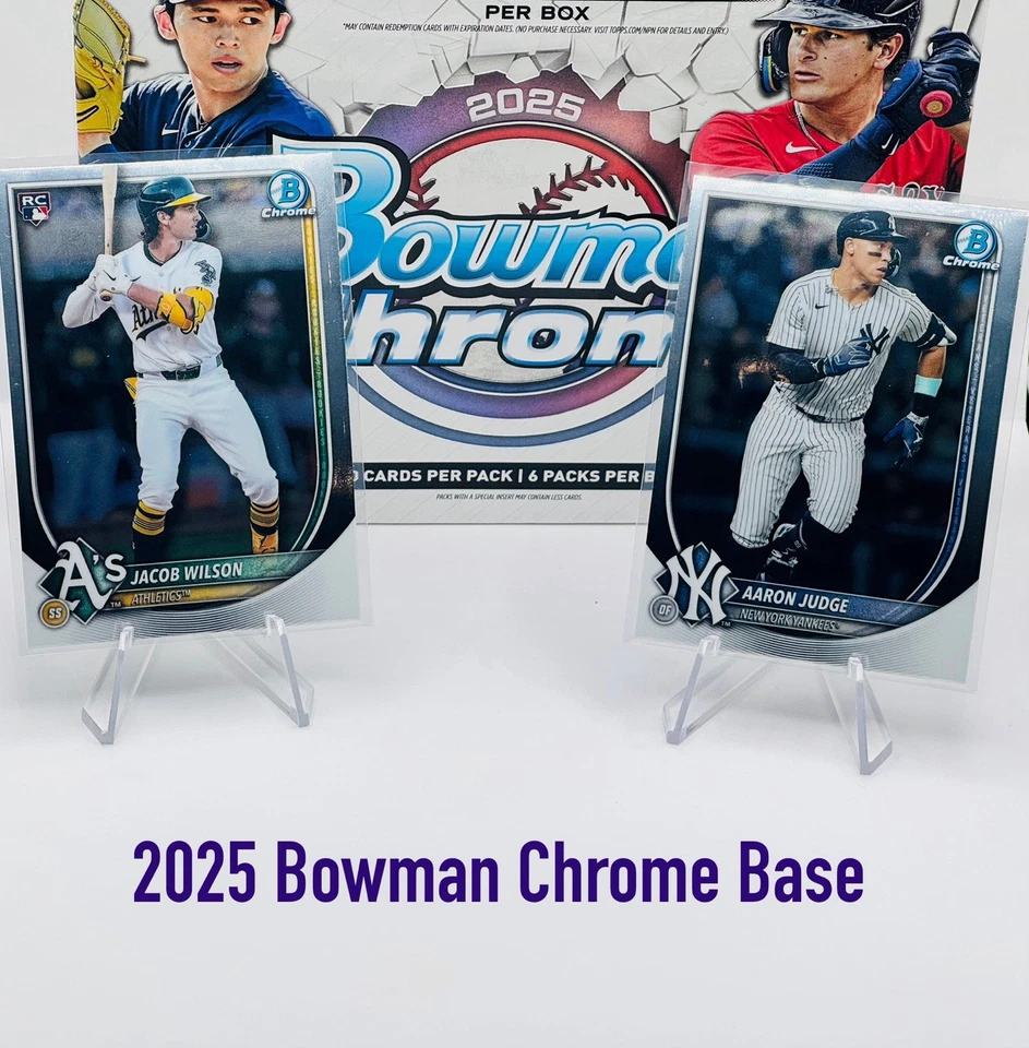 Bowman 2025 base cromada #1-100 - completa tu conjunto - ¡tú eliges! 🔥- ¡ACTUALIZADO! Foto 1 de 1