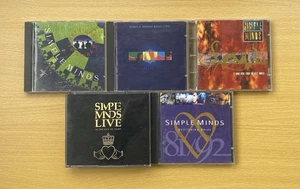 Simple Minds CDs - Street Fighting, Real Life, Good News, City Of Light, Glitter - Picture 1 of 17