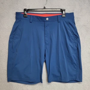Redvanly Shorts Mens Medium Blue Hanover Golf Stretch Performance Wicking Casual - Picture 1 of 12