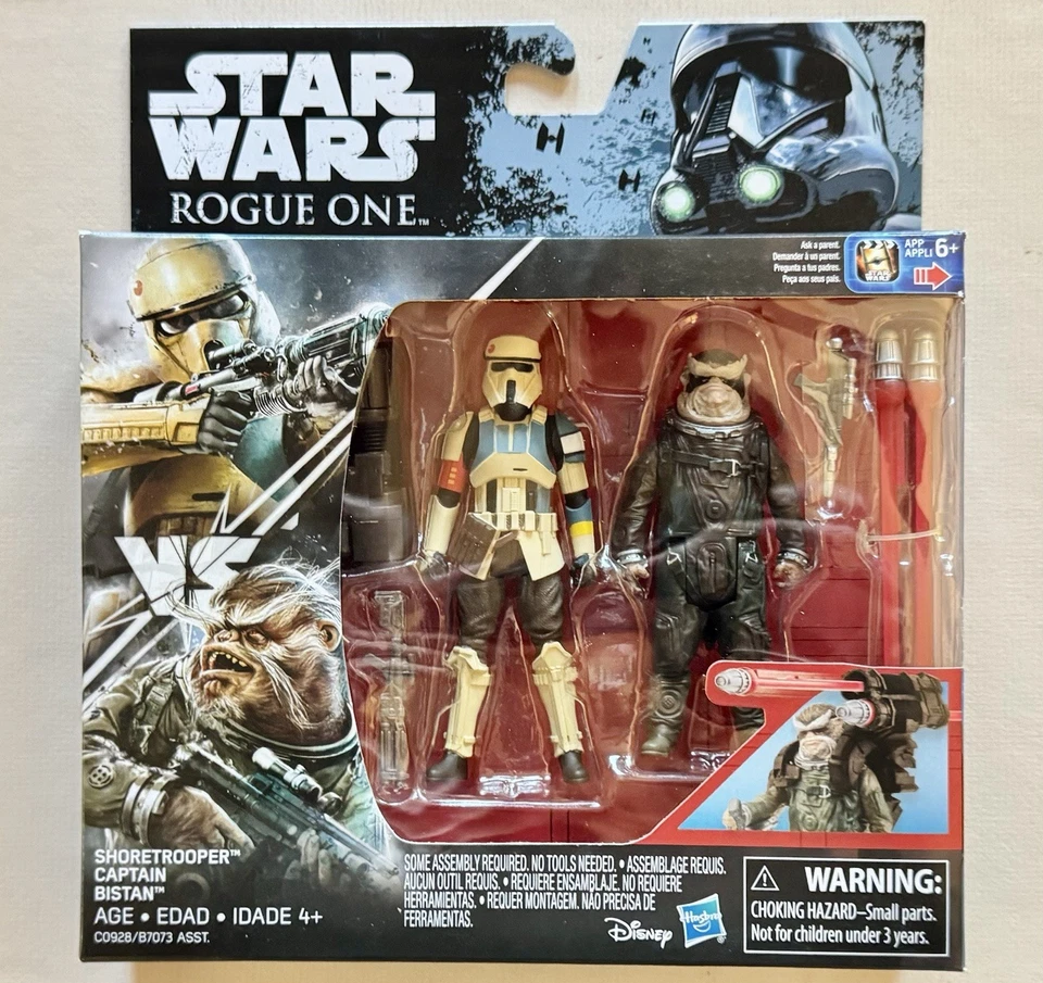 New Shoretrooper and Captain Bistan Action Figure Star Wars Rogue One 3.75" SET - Image 1 of 1