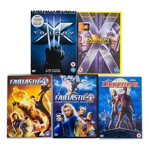 Fox Marvel DVD Bundle - X-Men, Fantastic Four, Daredevil (Deadpool & Wolverine) - Foto 1 di 1