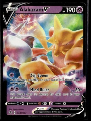 SWSH: Sword & Shield Promo Cards #SWSH083 Alakazam V - Image 1 of 2