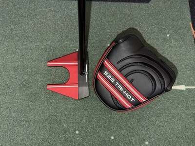 Cubierta de cabeza Odyssey Square 2 Square Tri-Hot #7 33 pulgadas Putter diestro S2S Inc EX Foto 1 de 4
