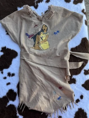 Disney Store Pocahontas Dress Costume Wrap 2T Girls Toddlers Princess Dress - Image 1 of 4