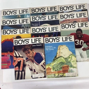 Boys Life Magazine Lot of 11 1972 Vintage Boy Scouting Sports Activities - Bild 1 von 12