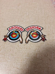 Bogenschießen Bügelbild Mädchen Junge Jungtier Fun Patches Pfadfinder - Bild 1 von 1