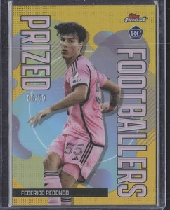 Federico Redondo 2024 Finest MLS Prized Footballers Gold Refractor #PF-18 SN - Bild 1 von 2