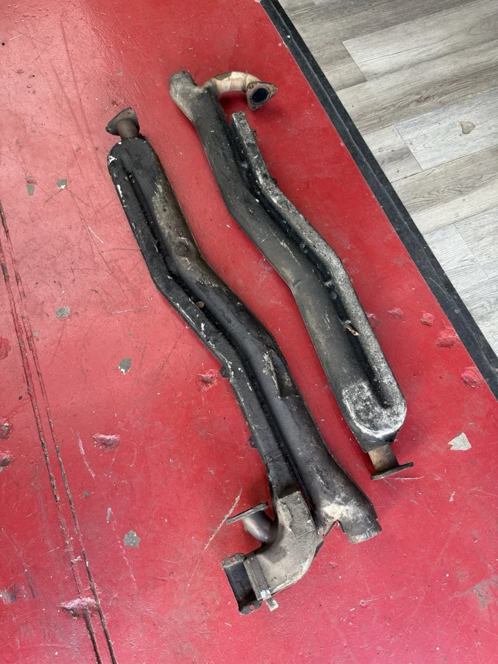 Оригинальные детали выхлопных газов б/у теплообменники Porsche 914 - Изображение 1 из 2