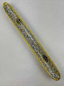Meridiana Ceramiche Olive Boat Tray 14" Hand Painted Made in Italy Pottery - Picture 1 of 10
