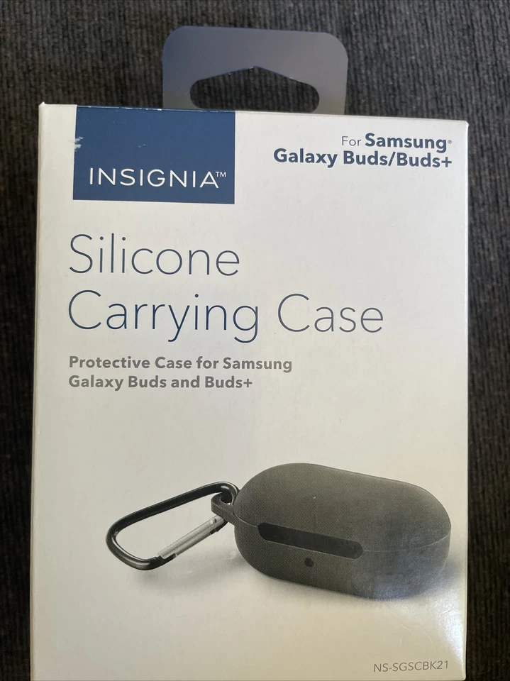 Funda de transporte de silicona Insignia para Samsung Galaxy Buds/Buds+ Foto 1 de 1