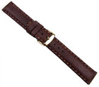 Chronographe Bracelet de Montre Lamm-Nappa Imperméable Brun Foncé 20719G