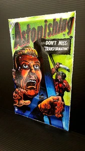 Plart / Closeout 3-D Astonishing #34 Cover Art Poster 11x17 3D paper bender - Bild 1 von 1