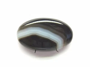Onyx gebändert - Banded Agate Cabochon 41,4 x 25 mm 70 ct. Nr. U18491 - Bild 1 von 4