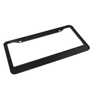 High Quality Aluminum alloy Metal License Plate Frame Tag Cover Black New US - Picture 1 of 7