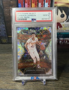 Cameron Johnson 2019-20 Panini Select Scope Prizm #8 RC Rookie PSA 10 Gem Mint