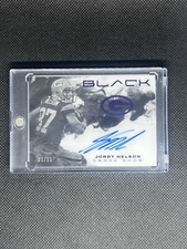 2023 Jordy Nelson Panini Black Smoke Show Purple /50 On Card Auto Packers