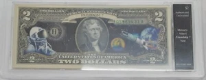 CU Coloreado $2 FRN - Freedom 7/1st US Astronaut in Space en Estuche de Plástico - Imagen 1 de 2