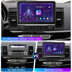 Radio de coche para Mitsubishi Lancer 2008-2012 10.1" Android 12 GPS Navi DAB+ Carplay - Imagen 1 de 10