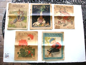 Lot Of 5 Different 1932 Magazines Farmer's Wife The Household Hearth & Home ADS - Picture 1 of 14