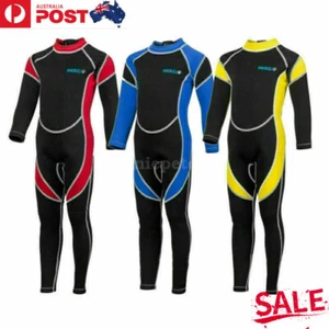 AU SELLER Kids Wetsuit Keep Warm Full Body Swimsuit One Piece Wet Suit Swimming - Picture 1 of 9