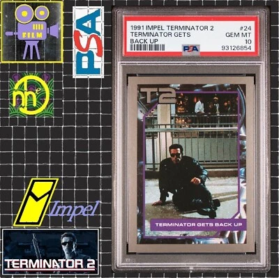 Impel Terminator 2 1991 - #24 Terminator se recupera - PSA 10 GEMA como nuevo Foto 1 de 4