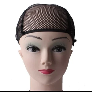 Hair Wig Weaving Cap Snood Net Stretch Mesh Liner Breathable - Black - Picture 1 of 2