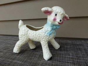 Vintage Ceramic Lamb Sheep Planter - Picture 1 of 3