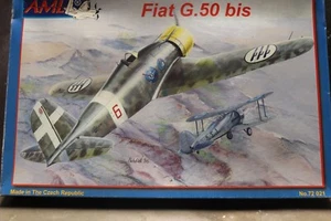 Fiat G.50 bis. WW II caccia italiano italiano, tedesco, britannico AML 1/72 plastica - Foto 1 di 2