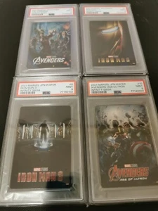 MARVEL IRON MAN Avengers Poster card 2021 PSA 9 bundle - Picture 1 of 4