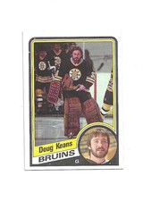 1984-85 Topps Boston Bruins Hockey Card #4 Doug Keans RC
