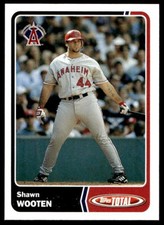 2003 Topps Total 652 Shawn Wooten   Anaheim Angels  Baseball Card
