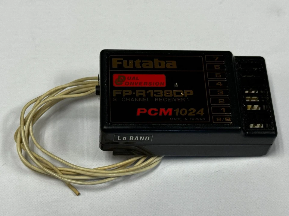 Really Nice Futaba R138DP 138DP 72mhz PCM RC Remote Control Airplane Receiver RX - Image 1 of 1