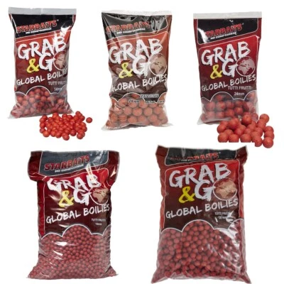 STARBAITS G&G GLOBAL BOILIES TUTTI FRUTTI 14-20-24mm / Fruchtige-Boilies