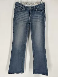 Esprit Y2K Bootcut Flare Medium Wash Flap Pocket Blue Jeans Sz 30x31 Low Rise - Picture 1 of 8