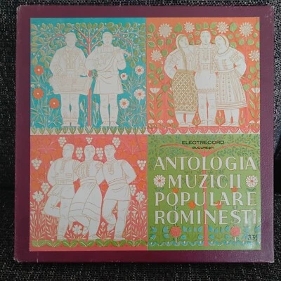 Antologia Muzicii Populare Rominesti Volume 1 - 10" X 3 - Electrecord Bucaresti - Immagine 1 di 4
