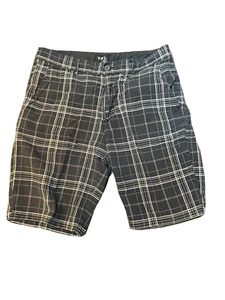 Vurt Black Plaid Men's 34 in. Shorts - Picture 1 of 6