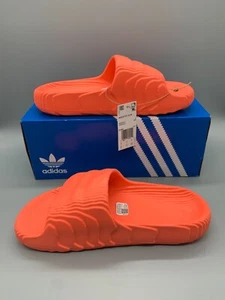 SANDALI ADIDAS ADILETTE 22 SLIDES - ROSSO SOLARE - DONNA TAGLIA 10 - NUOVI CON ETICHETTE - Foto 1 di 1