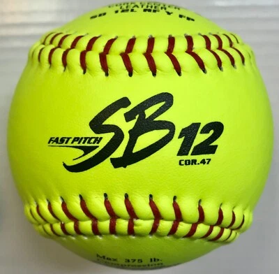 Nuevo Juego de 4 Softbol Lanzamiento Rápido Dudley SB12 12" Foto 1 de 3