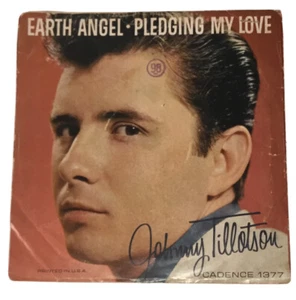 Johnny Tillotson Earth Angel Cadence Records 45rpm 1377 ZTSP-64357 - Imagen 1 de 12