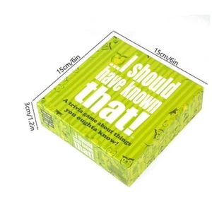 I should have known that! Card Game Green board game - Bild 1 von 4