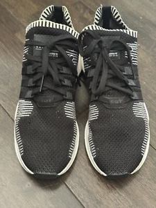 Größe 9 1/2 - Adidas EQT Support ADV Primeknit schwarz weiß - Bild 1 von 6