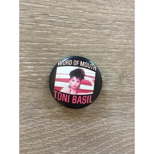 Toni Basil 3/4" Botón Boca Pinback Años 80 - Imagen 1 de 1