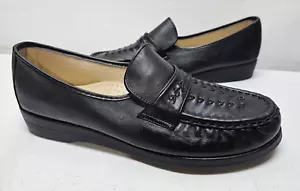New Soft Spots Venus Lite Women Size 11.5 N Black Loafer Shoe Oxford Casual Work - Picture 1 of 9