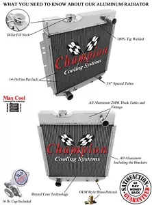 V8 Conv, 1963 - 65 Ford Falcon 2 Row 1" Tubes Core Alliant Radiator - Bild 1 von 7