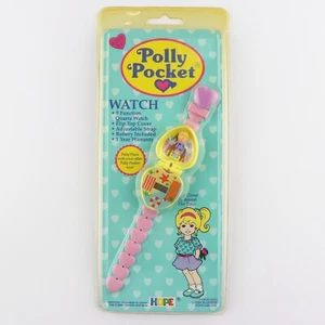 POLLY POCKET 1994 Hope Purple Heart Band Watch NEW & SEALED - Picture 1 of 10
