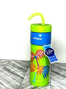 Cool Gear Tumbler Retro Bottle Comfort Grip Hydration 24 Oz Foam Grip New - Picture 1 of 4