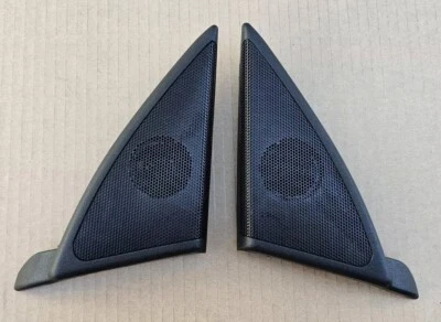 2005 2006 2007 Mercedes W203 C280 C350 Front RH LH Tweeter Speaker Cover Black  - Image 1 of 4